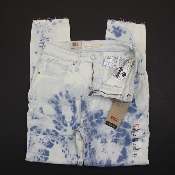 Women's Levi's 721 High Rise Skinny Ankle Jeans (228500112) Indigo Earthy - 6 - Picture 2 of 6